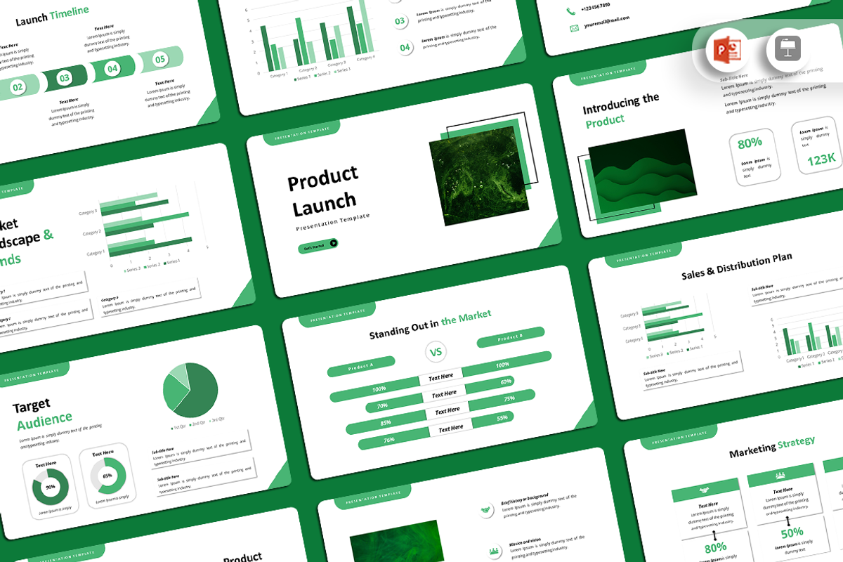 Product Launch - PowerPoint Template
