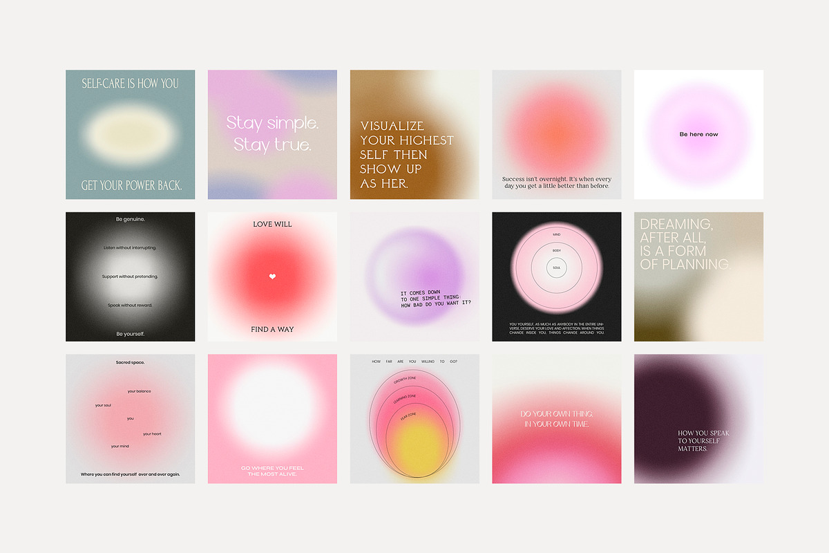 Instagram Quotes Posts Stories PS, a Social Media Template by Love Radiation Studio (Photo 15 of 19)
