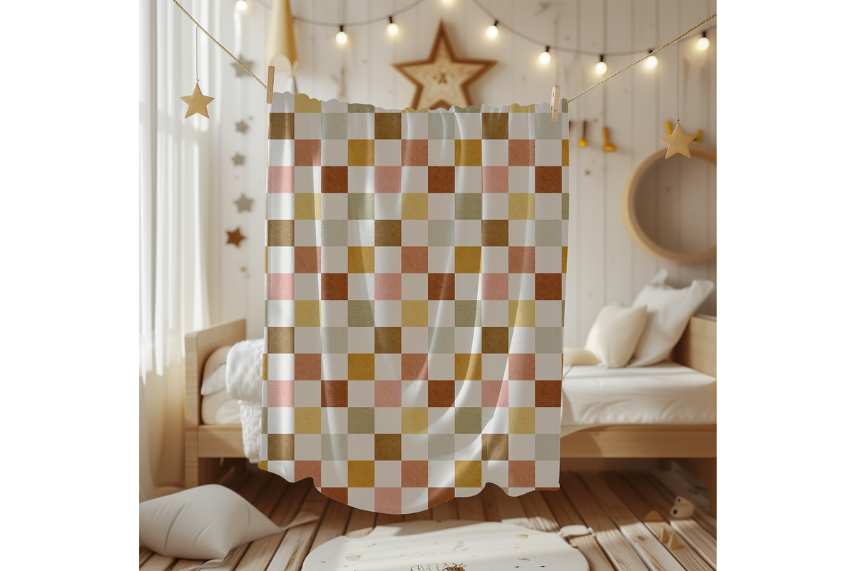 Rustic Cozy Fall Checkered Pattern, a Pattern Graphic by OwlAndFern (Photo 12 of 14)