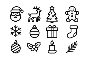 Festive holiday symbols featuring, an Object Illustration by ZinetroN