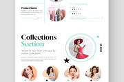Fashion Landing Page Layout, an UI Kit Template by CreativeShaper (Thumbnail 5 of 6)