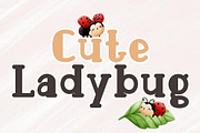 Cute Ladybug - Script Handwritten, a Handwritten Font by Charmingbear59.design (Thumbnail 1 of 5)
