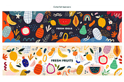 Fresh seamless patterns + posters, a Decorative Illustration by MoleskoStudio (Thumbnail 9 of 21)