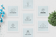 [Spring Vibes] 40 Boutique Logos-66%, a Branding & Logo Template by VP Fonts (Thumbnail 8 of 12)