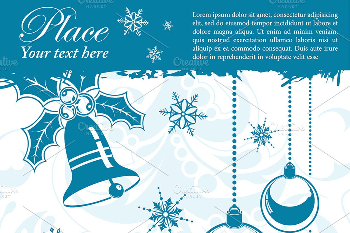 Christmas and New Year Backgrounds, a Decorative Illustration by TAlex (Photo 6 of 6)