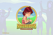 Cartoon Adventure Boys Logo, a Branding & Logo Template by Kongstones_std (Thumbnail 3 of 4)