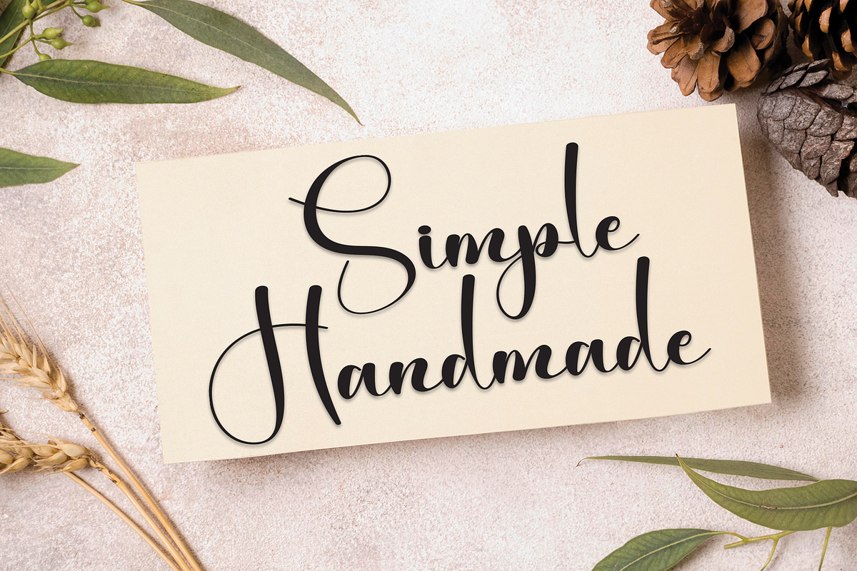 Bakery | Script Font, a Handwritten Font by Scratchones (Photo 5 of 9)