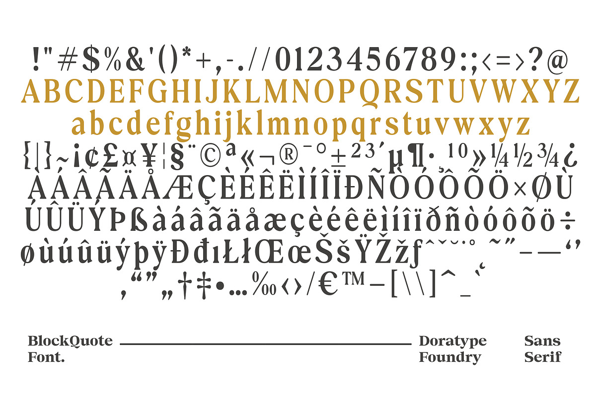 Block Quote Serif, a Serif Font by Dora Typefoundry (Photo 7 of 10)
