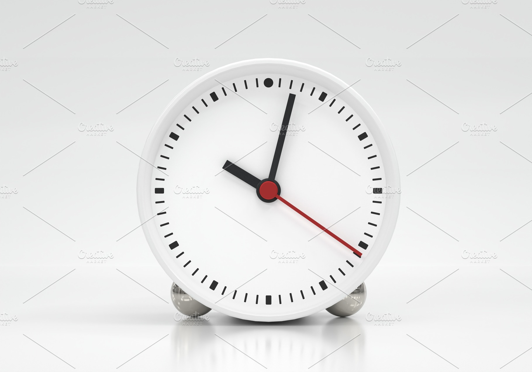 Clock face with hour minute and second hands about 10 o clock on, an Arts & Entertainment Photo by Ministocker