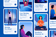 Sleep and Meditation Illustration, a Healthcare Illustration by Brickclay (Thumbnail 4 of 9)