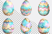 Whimsical Pastel Easter Egg Clipart, an Illustration by SVGArt (Thumbnail 2 of 7)