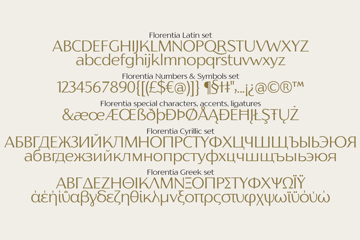 Florentia - 18 fonts, a Sans Serif Font by Zetafonts (Photo 9 of 9)
