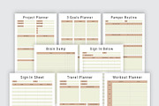 INDESIGN PLANNER BUNDLE PACK VOL.26, a Stationery Template by MNT-Creator (Thumbnail 6 of 9)