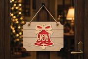JOY Christmas Bell SVG, an Object Graphic by DreamPrint404 (Thumbnail 3 of 4)