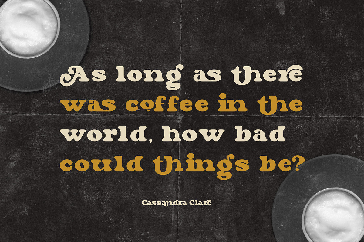 Bunga, a Serif Font by Burntilldead (Photo 11 of 14)