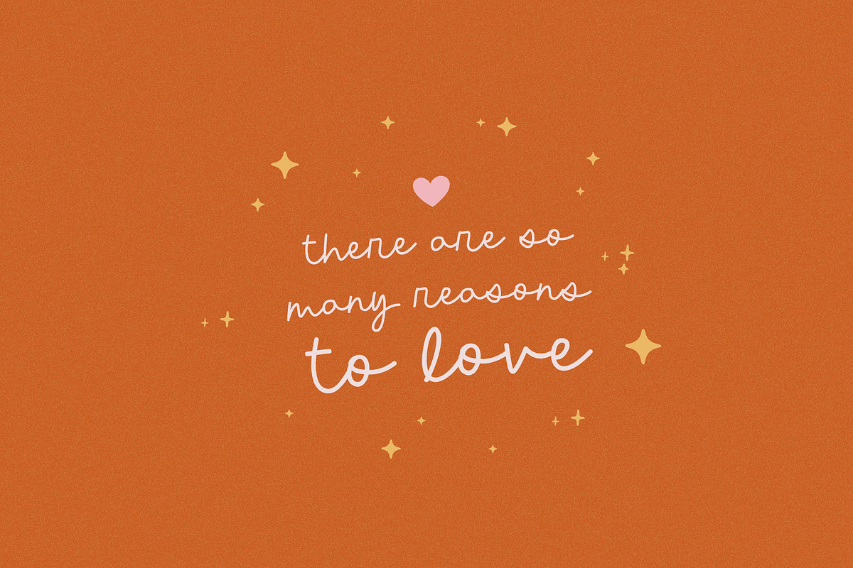 Script Font Duo A little of Love, a Script Font by pixelcolours (Photo 6 of 10)