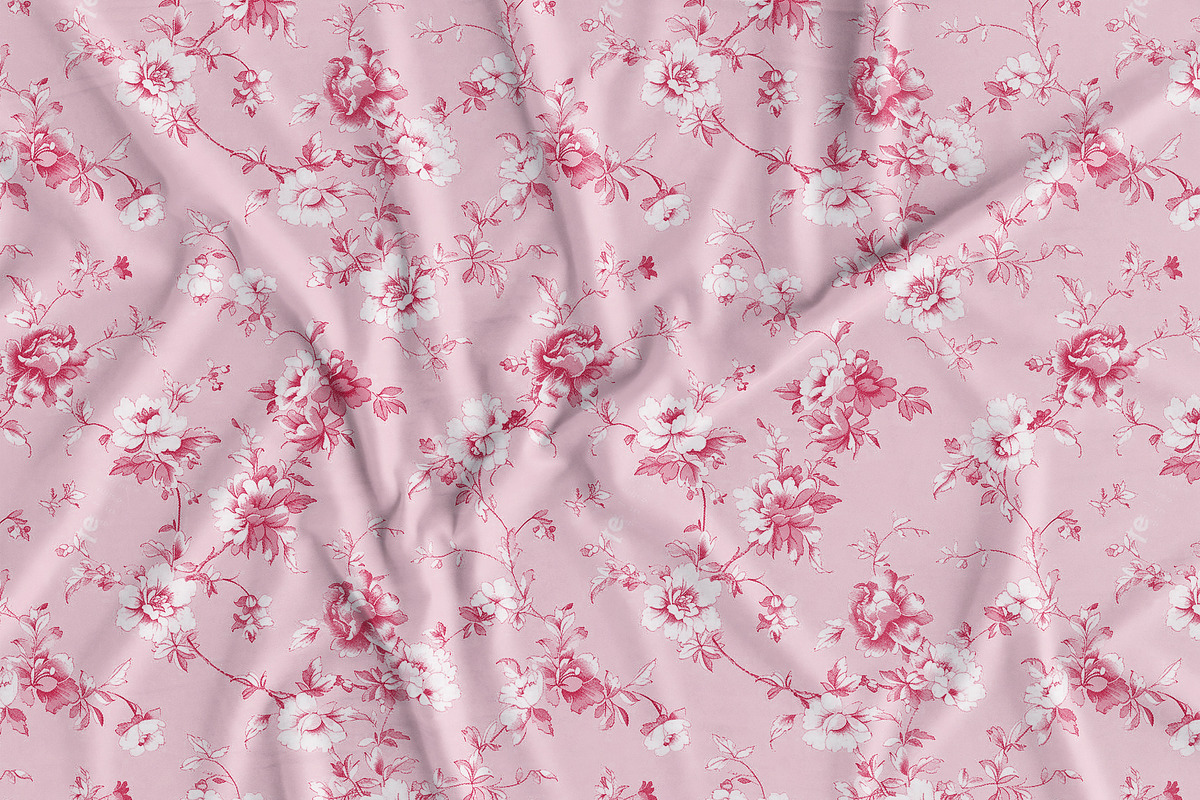 Pink Toile Print Design Patterns, a Pattern Graphic by Olya Creative (Photo 22 of 22)