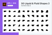 Fluid corner shape 50 Set V 2, an Object Graphic by shahsoft (Thumbnail 1 of 3)
