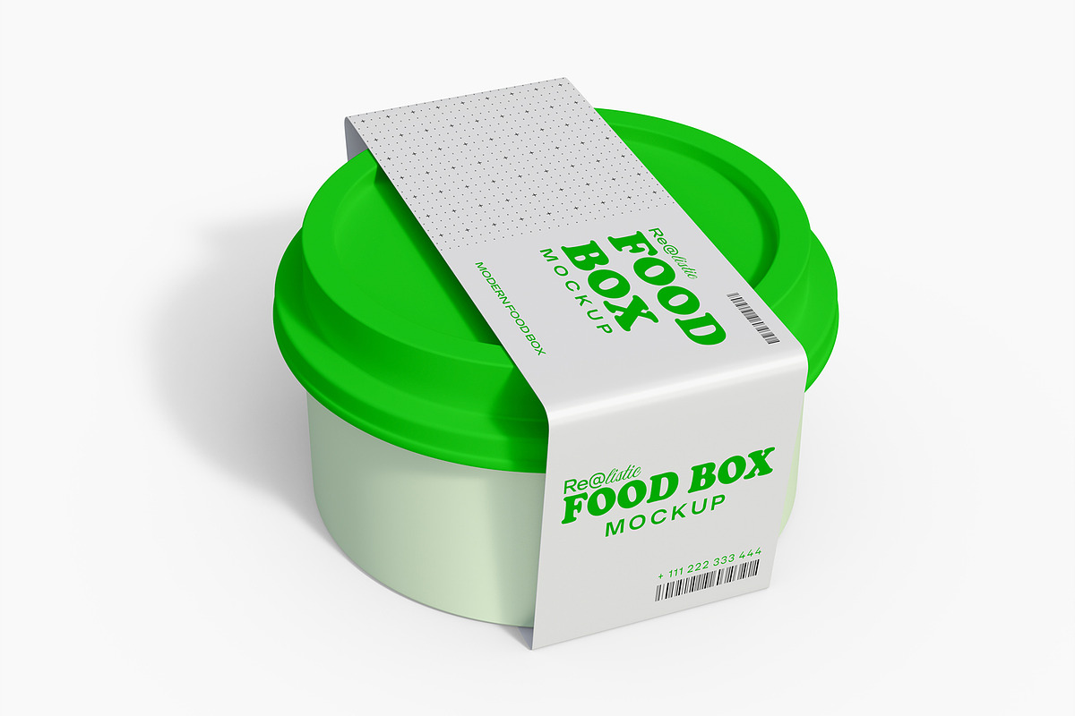 Simple Food Box Mockup, a Product Mockup by graphypix (Photo 1 of 4)