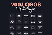 200 Vintage Logos, a Branding & Logo Template by Amito Vectors (Thumbnail 1 of 11)