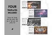Editable Concert Ticket Template, a Templates & Theme by Templatables (Thumbnail 5 of 7)