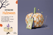 Cottagecore Halloween graphics, a Seasonal Illustration by Olya Haifisch (Thumbnail 2 of 9)