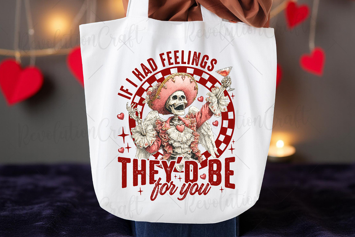 Funny Valentine's Day Skeleton Png, an Illustration by OK Design (Photo 5 of 6)