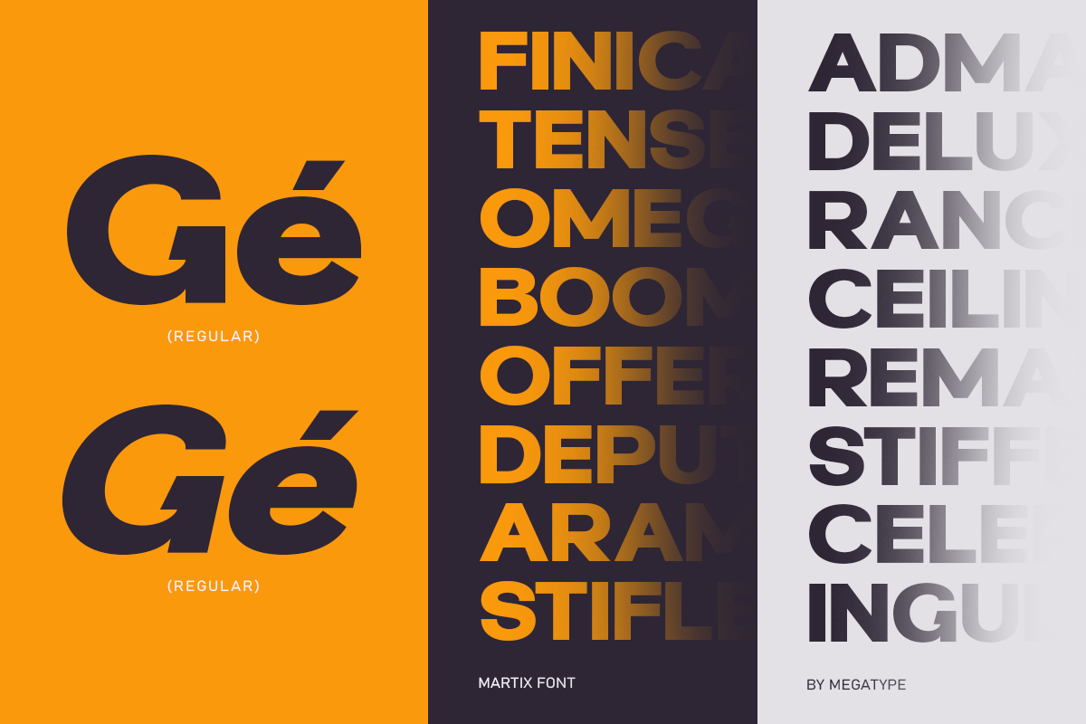 Martix | Sans Serif Font, a Sans Serif Font by Megatype (Photo 7 of 10)