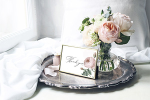 English Roses Wedding Mockups Photos