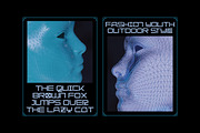 Klase - Cyberpunk Font, a Sans Serif Font by tebaltipislab (Thumbnail 5 of 9)