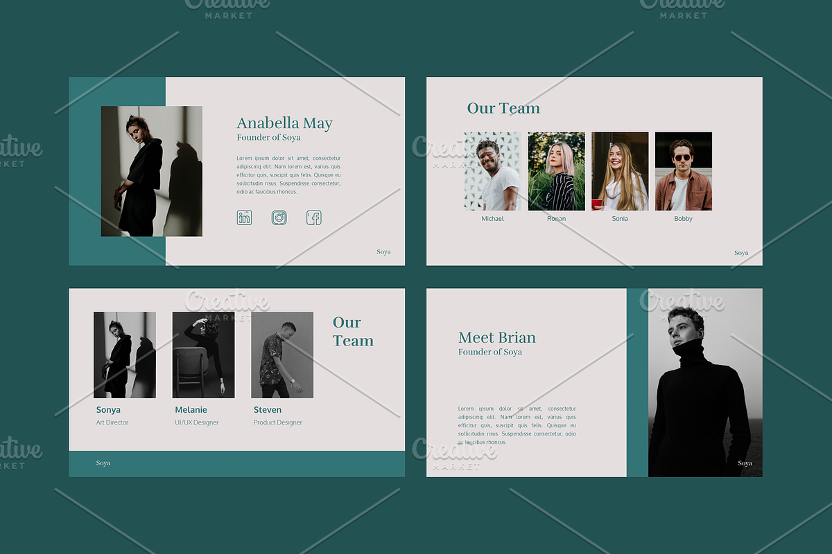SOYA - Keynote Template, a Presentation Template by Pixelz Studio (Photo 2 of 10)