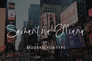 Samantha Elliana, a Handwritten Font by HaKi Studio (Thumbnail 1 of 5)
