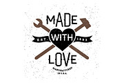 Vintage Label Made With Love, an Illustration by Ezepov (Thumbnail 3 of 3)