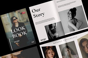 Fashion Look Book Template, a Magazine Template by Devators