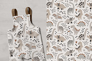 Dino Love Kids Pattern Collection, a Pattern Graphic by Point and Poem (Thumbnail 4 of 7)
