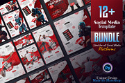 Football Soccer Social Media Post, a Social Media Template by Creative_View (Thumbnail 1 of 8)