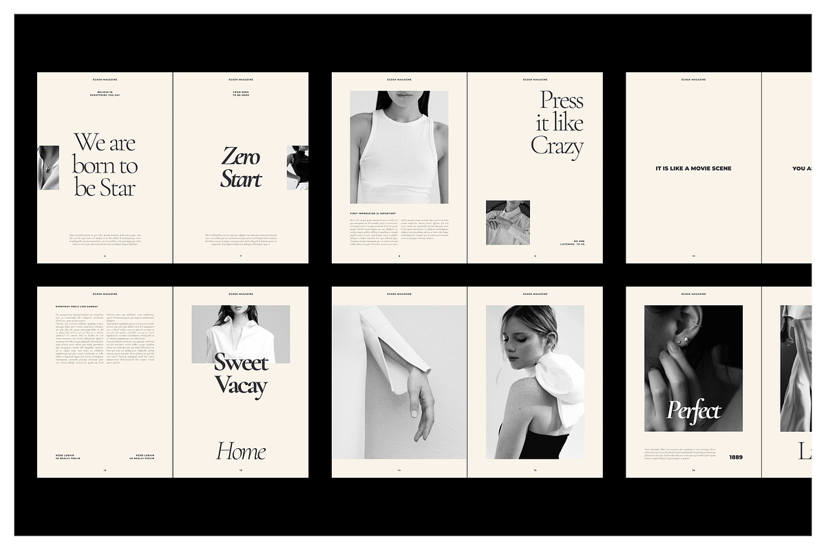 EGOSH Editorial Lookbook, a Magazine Template by Arif Tri Ananta (Photo 3 of 14)