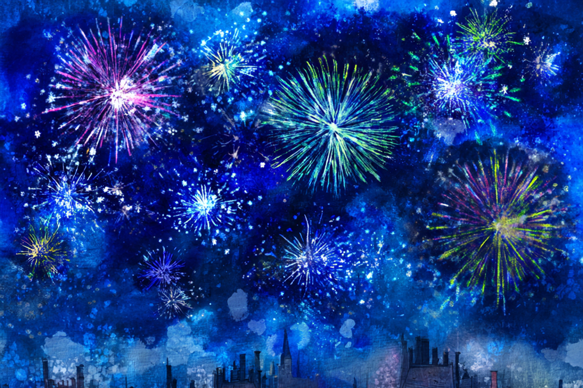 New Year’s Eve Fireworks, a Background Graphic by Printable Treasure (Photo 2 of 5)