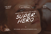 Superhero - Handwriting Font, a Script Font by Artcoast Fonts (Thumbnail 10 of 10)