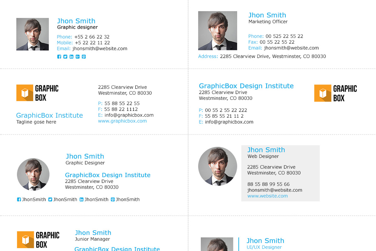 Email Signature, an Email Template by pixel_arc (Photo 4 of 4)
