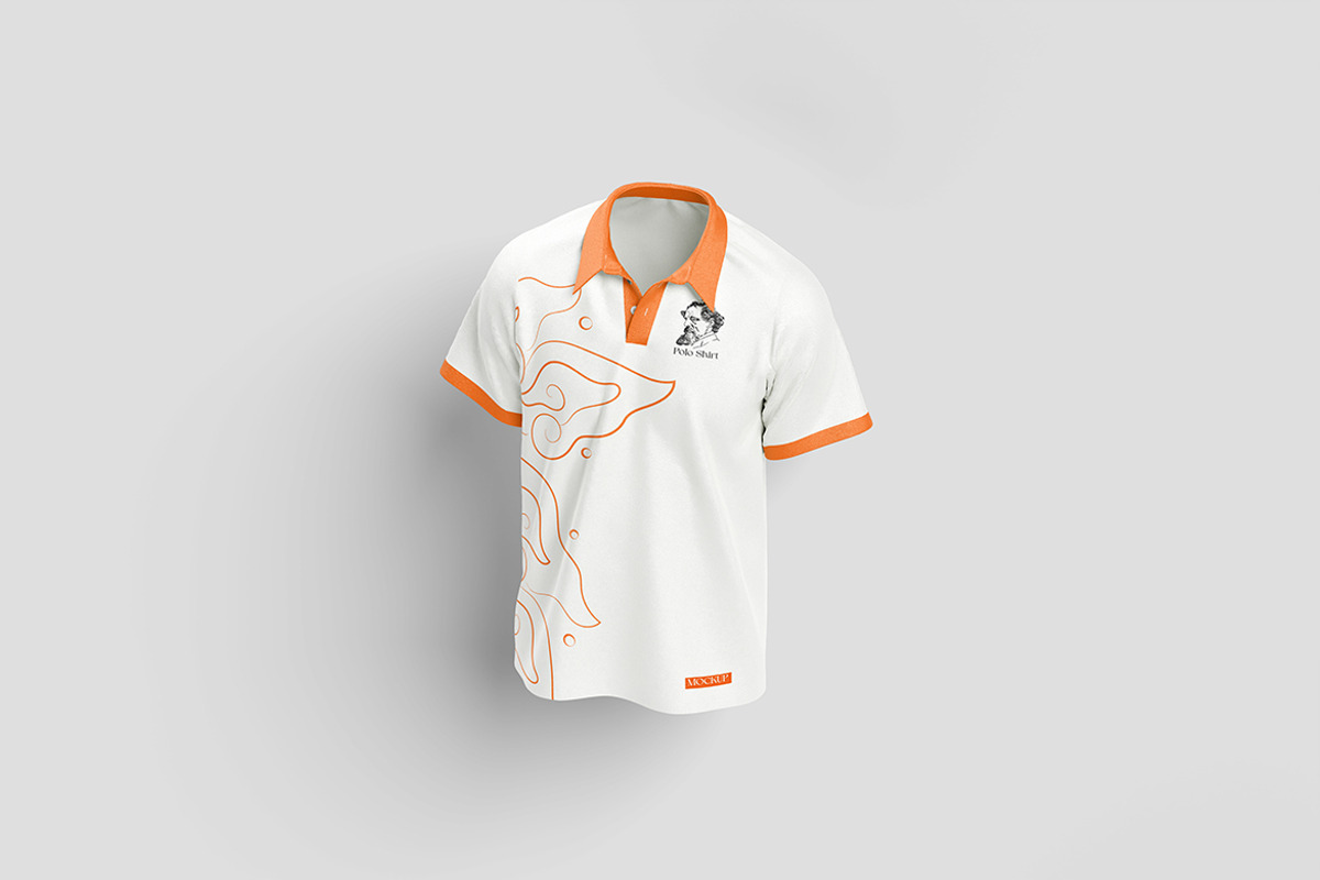 High Quality Polo Shirt Mockup, a Shirt Mockup by Pikachudesign (Photo 3 of 5)