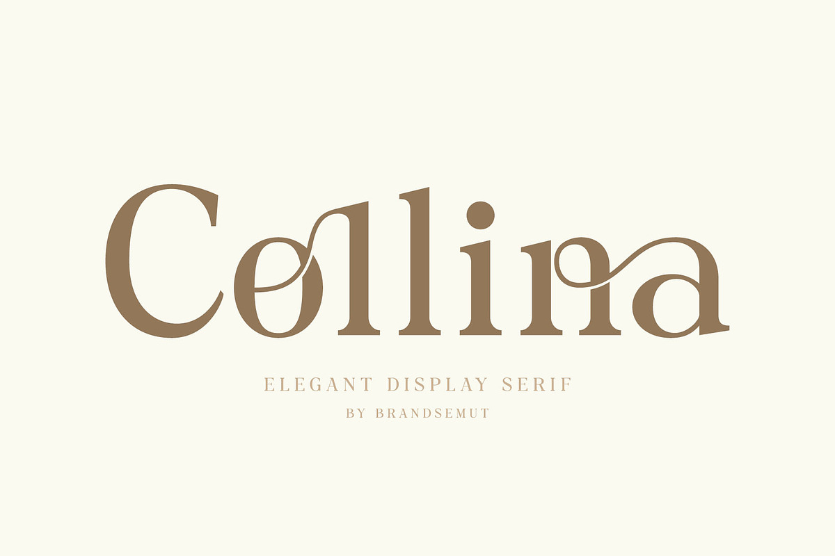 Collina // Ligature Serif Font, a Serif Font by BrandSemut (Photo 1 of 11)