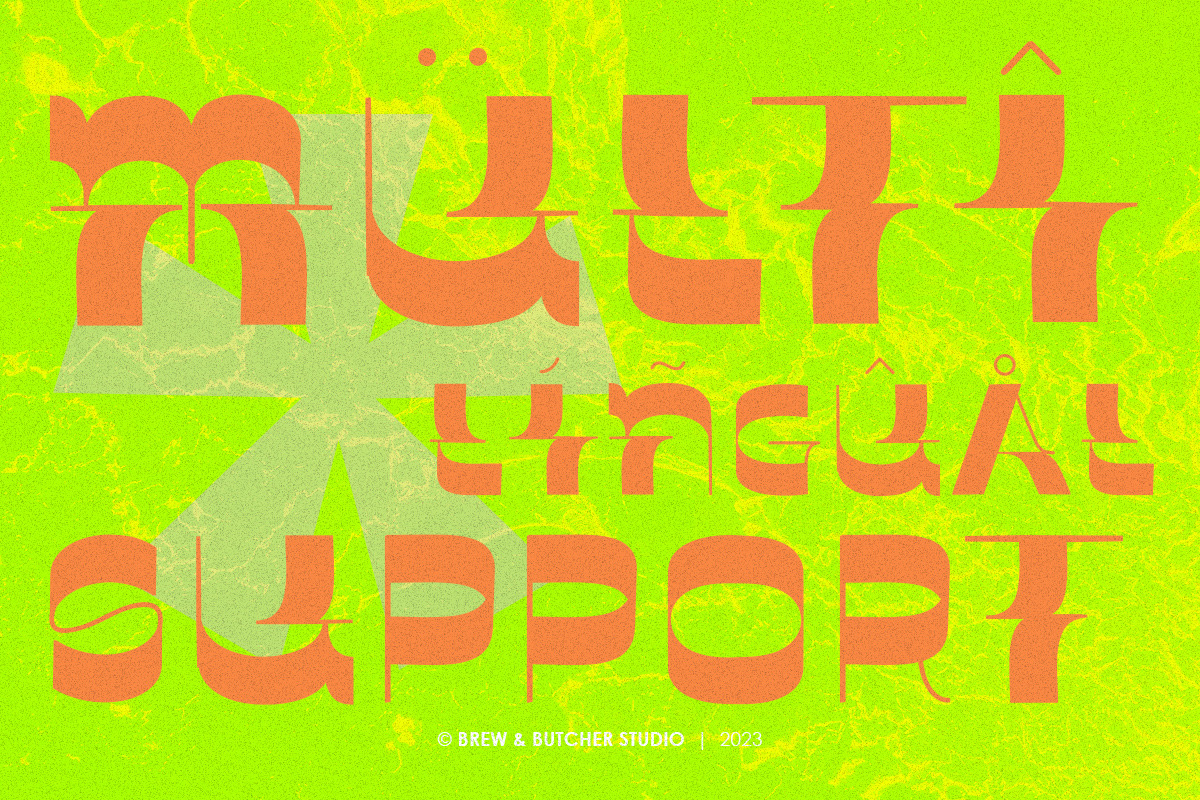 Cenko | Display Typeface, a Slab Serif Font by Brew & Butcher Studio (Photo 4 of 10)