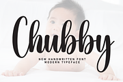 Chubby | Script Font, a Handwritten Font by Scratchones (Thumbnail 1 of 8)
