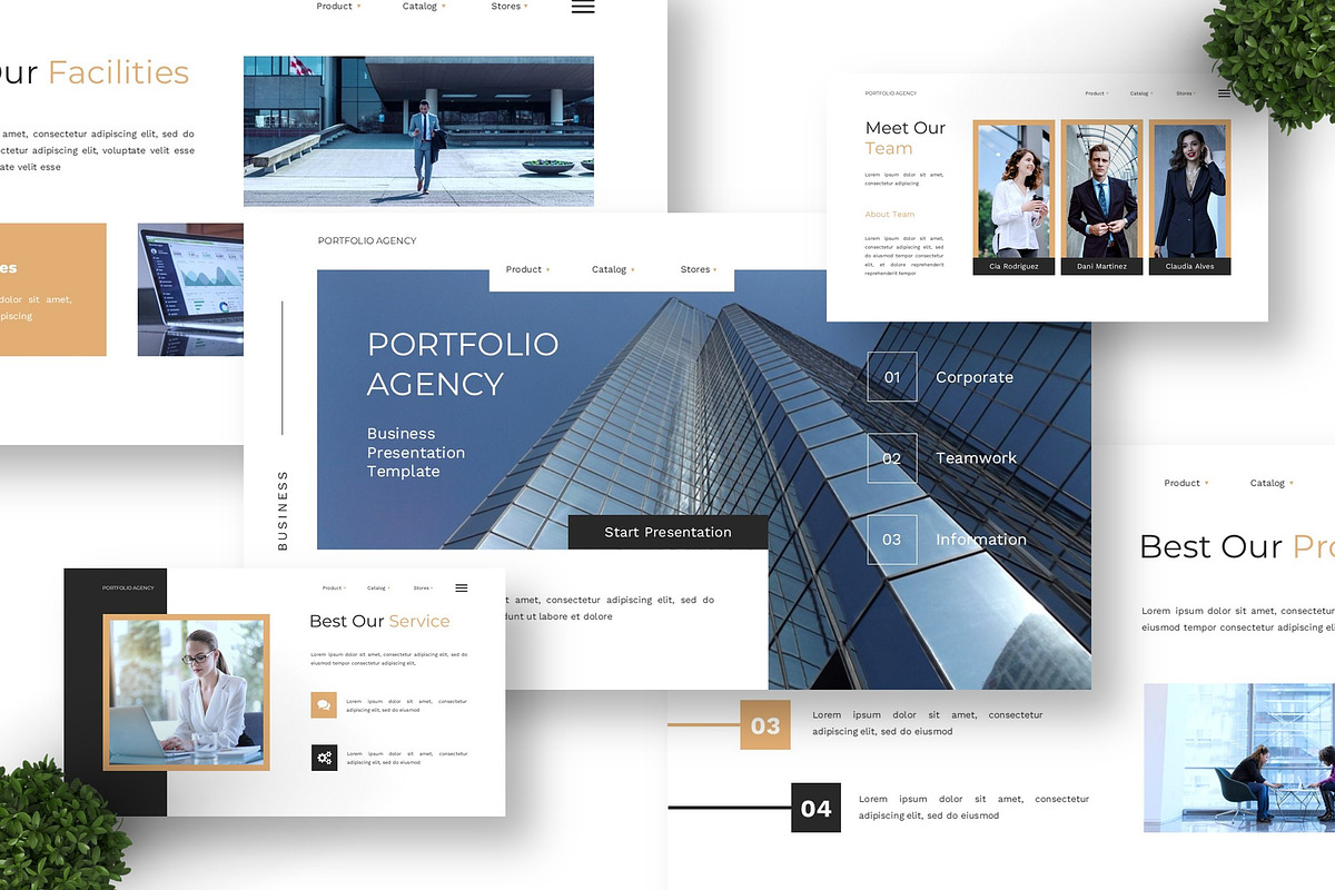 Portfolio Agency - Business PPT, a Presentation Template by Deepslide Studio (Photo 3 of 4)