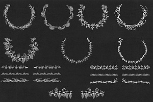 Set Of Vector Patterned Brushes