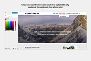 Adventure Us - Travel Blog Theme, a WordPress Template by The Warehouse (Thumbnail 5 of 7)