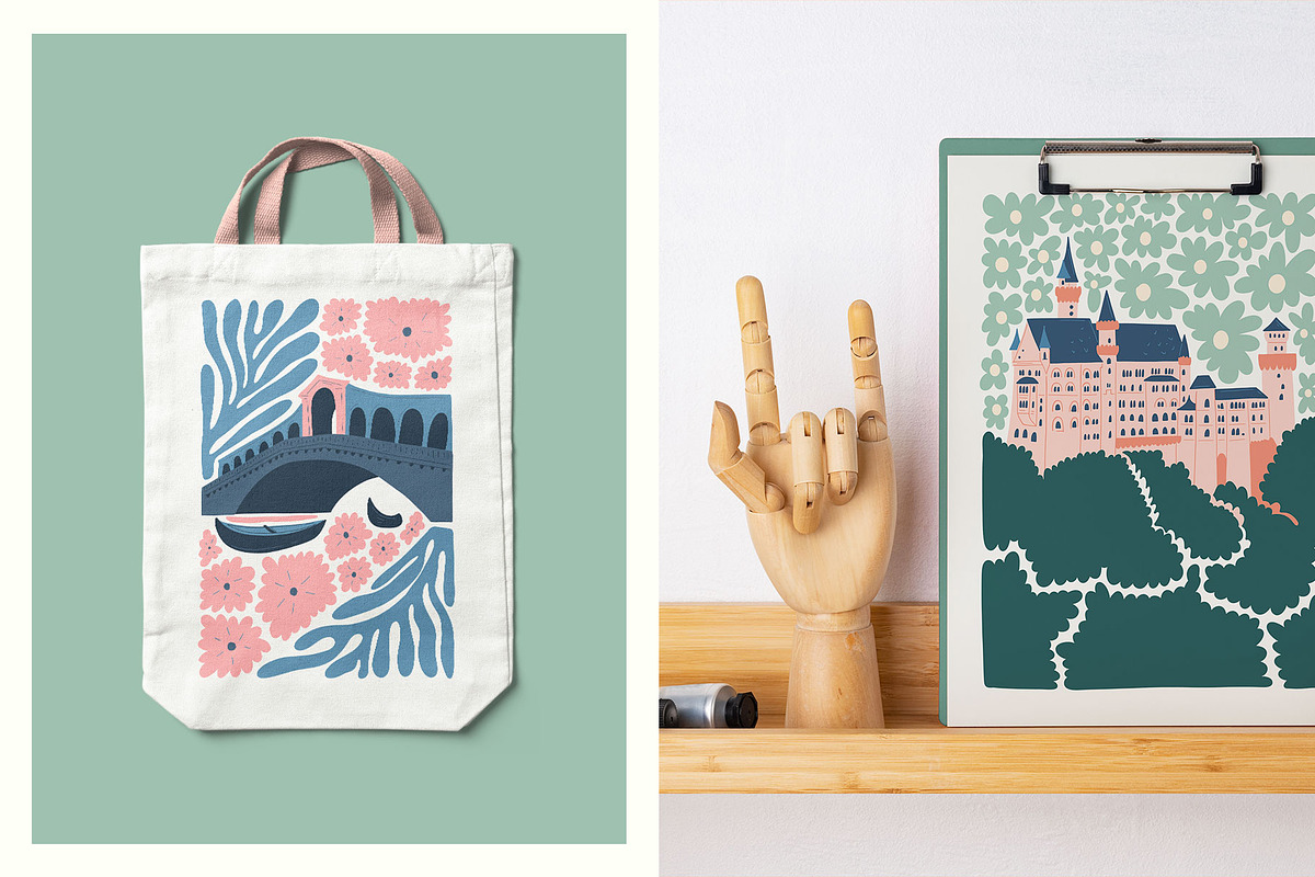 Modern Travel | Wall Art Creator, an Object Graphic by Leleka.Store (Photo 12 of 15)