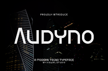 Audyno - Modern Logo Font