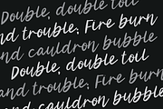 WITCHY a Halloween Script Font, a Script Font by Blush Font Co. (Thumbnail 2 of 6)